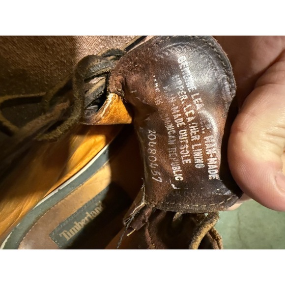 Timberland Gore-Tex Vibram Brown Leather Boots Men's 10.5 D USA - Picture 11 of 12